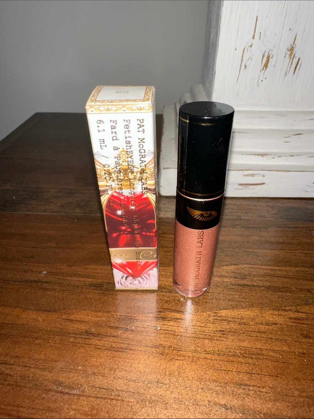 NIB Pat McGrath FetishEYES Longwear Liquid Eye Shadow - Luna Rose
